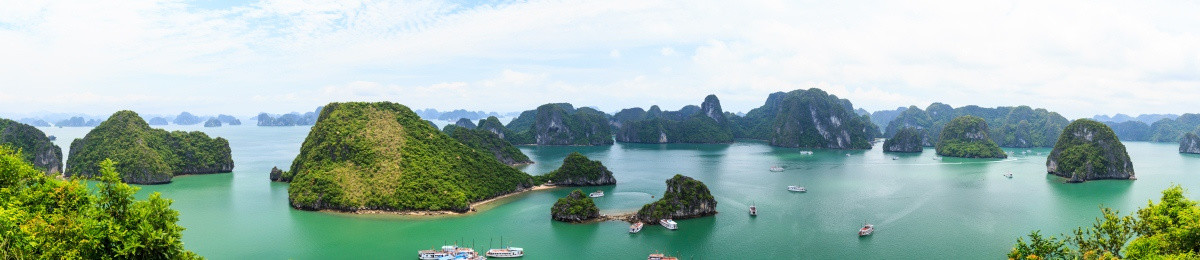 海上桂林 越南下龙湾全景