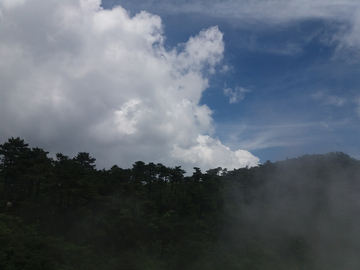 庐山风景蓝天