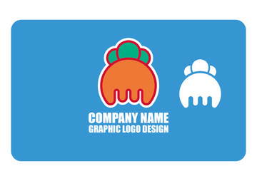 卡通胡蘿卜logo設計