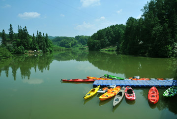 丁山湖风光 綦江丁山湖风景