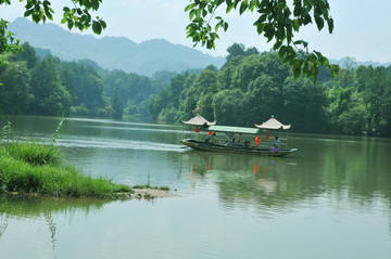 綦江丁山湖 湖 旅游船