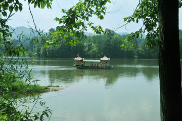 綦江丁山湖 湖 旅游船