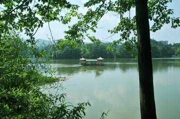 綦江丁山湖 湖 旅游船