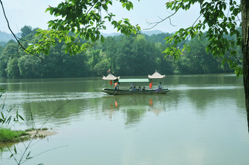 重庆綦江丁山湖 湖 旅游船