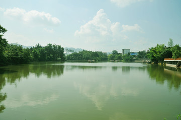 丁山湖避暑  丁山湖图片