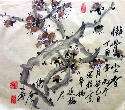 國(guó)畫梅花