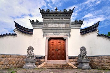 普陀山多宝塔院大门