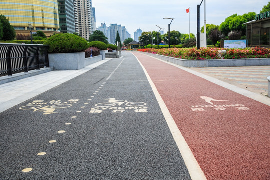 健身跑道 彩色跑道