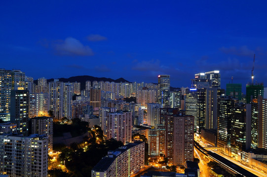 香港维多利亚港城市风光