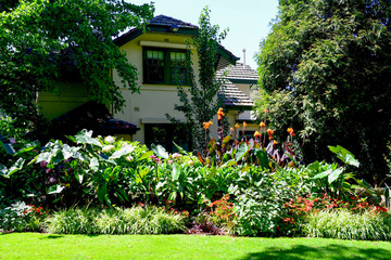 别墅花园 建筑摄影