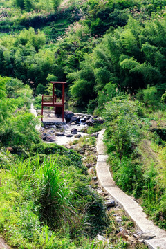 乡村旅游 山村景观