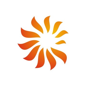 阳光发散 LOGO