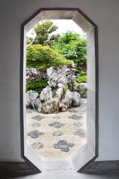 古代庭院门洞
