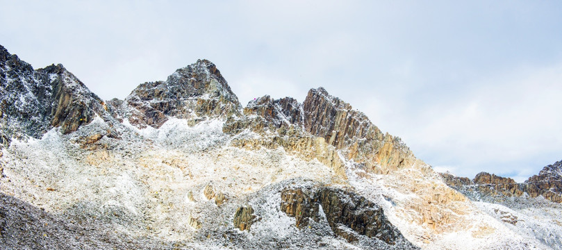 山脊 山峰 冰川冰山 西藏