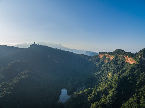 都江堰青城山月城湖