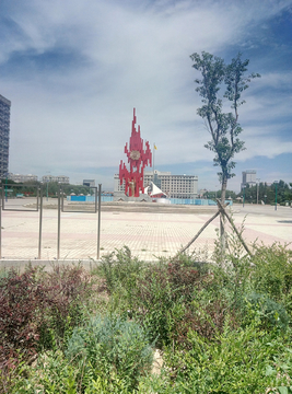 呼和浩特市賽罕區(qū)政府街景