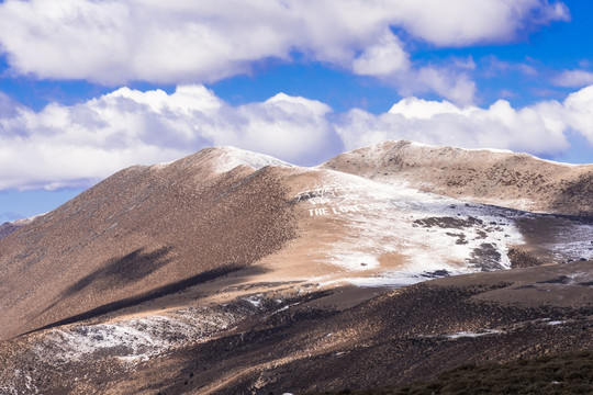 雪后的折多山美景