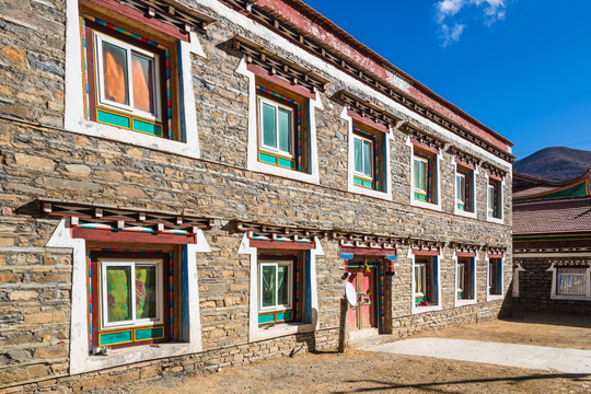 藏族石头建筑