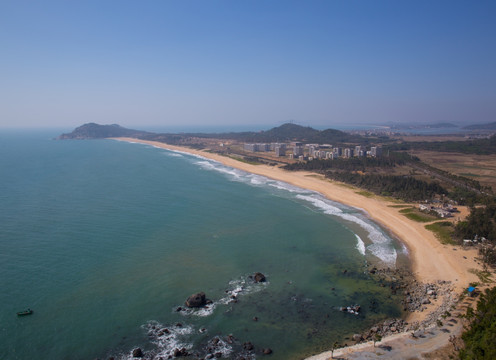 海滩 海岸线 阳西 海湾