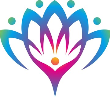 人物托起莲花LOGO