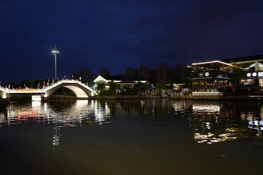 温州南塘街夜景 南塘街夜景