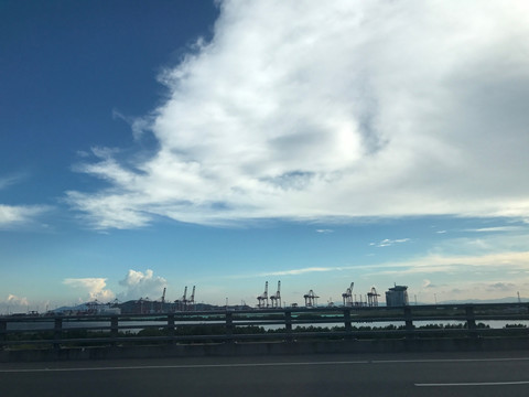 云彩 背景 天空 蓝色 夏天