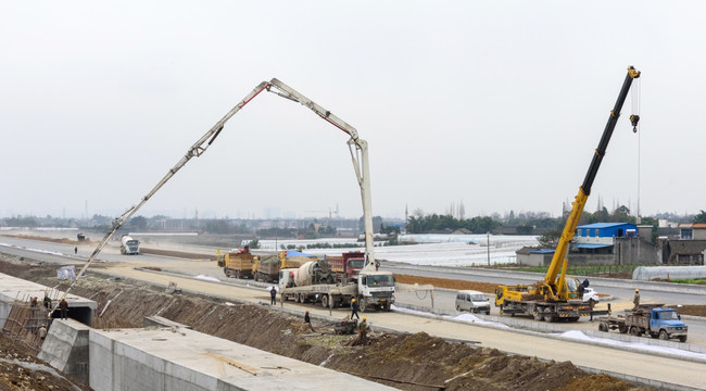 公路建设工地 建筑工地