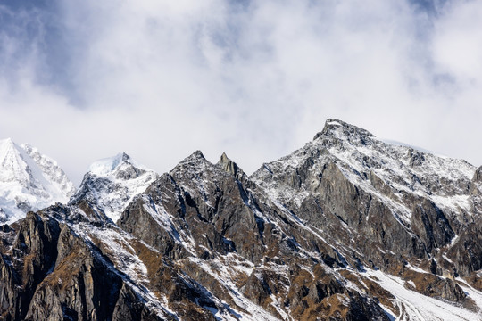 雪山美景