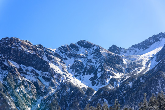 螺沟景区山景