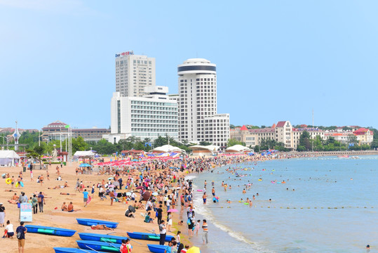 青岛海水浴场