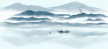 水墨山水畫