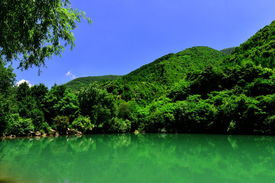 官鹅沟风景