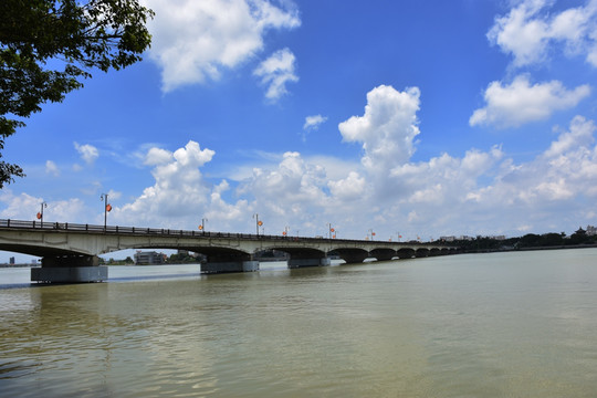 韩江桥 韩江大桥 韩江风景