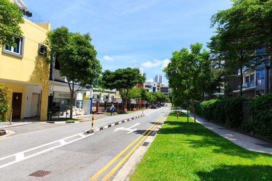 新加坡 街景路口