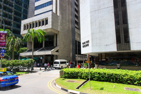 新加坡 马路街景