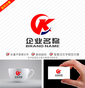 GK字母KG标志公司logo