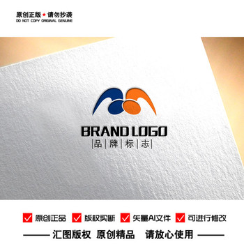 原创抽象帽子鞋服LOGO