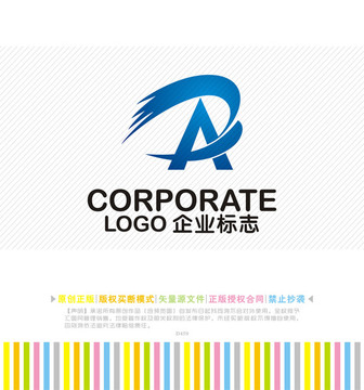 AB字母logo