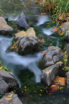 唯美流水风景高清大图照片