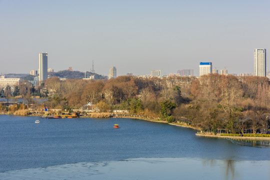 玄武湖冬季景观