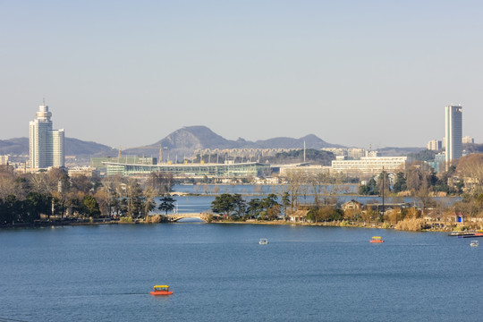 玄武湖冬季景观