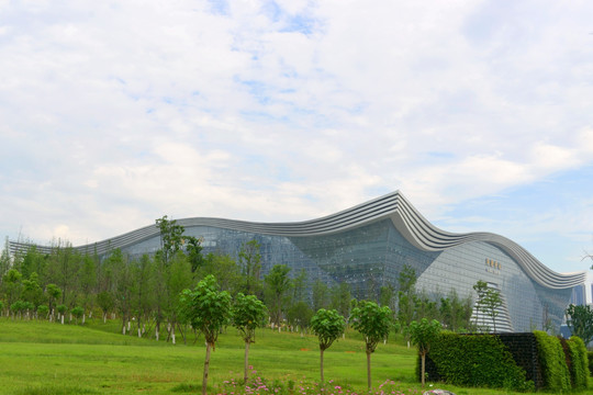 成都桂溪生态公园和环球中心