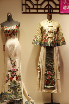 中国风婚礼服饰