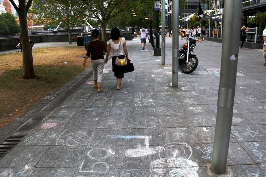 墨尔本 步行街涂鸦路