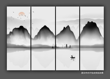 新中式山水畫