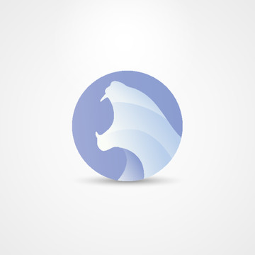 豹動物形象高端logo設計