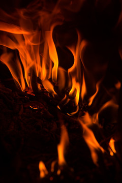 火 火焰 火焰素材 燃烧的火焰
