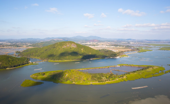 鸡乸朗 蓝天 海岛 岛屿