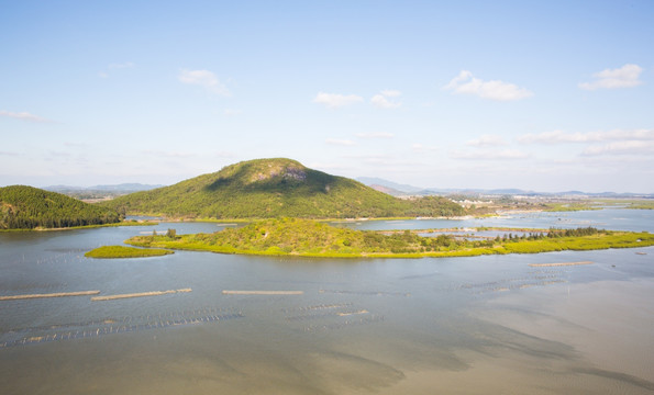 鸡乸朗 蓝天 海岛 岛屿