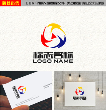 K字母標志旋轉(zhuǎn)logo影音